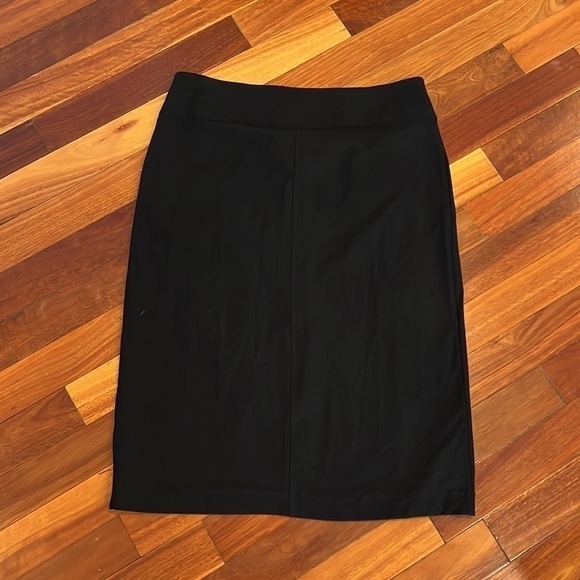 ⭐️ Eileen Fisher Wrap Skirt Black Size Large - Picture 6 of 7